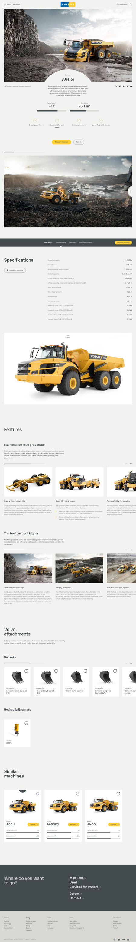 Swecon Product Page